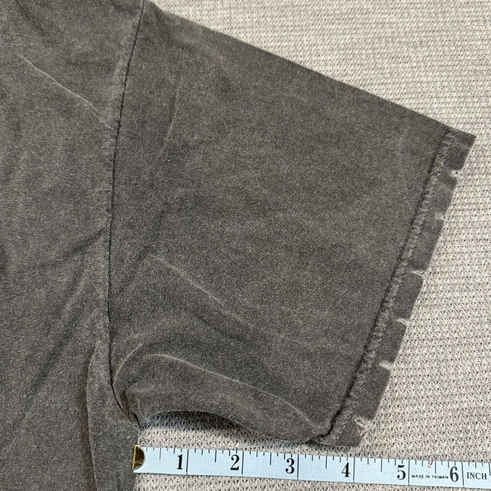 The Crow Distressed Graphic T-Shirt Size L Gray Believe in Angels Edgy Movie - Picture 11 of 12